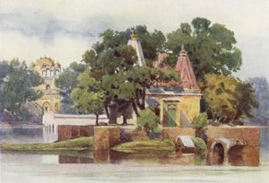 Un Temple dans le Réservoir à Thanesar - Alexander Henry Hallam Murray