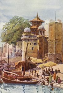 Les ghats de baignade, Bénarès - Alexander Henry Hallam Murray