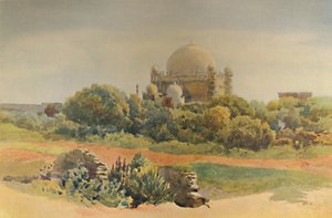 Le Gol Gumbaz, Bijapur, vers 1880
