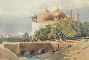La mosquée Jumma Musjid, Agra, c1880 1905 - Alexander Henry Hallam Murray