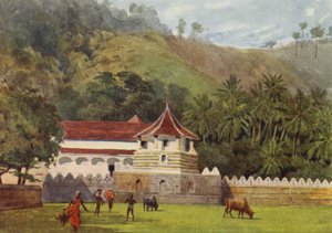 Le Temple de la Dent, Kandy, Extérieur