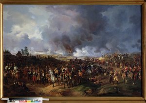 La bataille des nations à Leipzig, octobre 1813 - Alexander Ivanovich Sauerweid