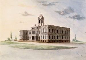 Hôtel de Ville, New York - Alexander Jackson Davis
