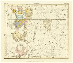 1822 - Alexander Jamieson - Orion, Psaltriem Georgii, Sceptrum Brandenburgium, Lepus et Columba Noachi - Alexander Jamieson