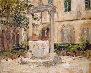 Cloître du monastère dominicain, Dubrovnik, début du 20ème siècle