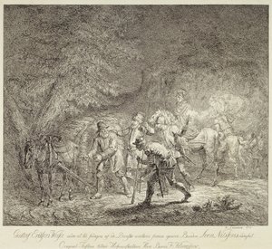 Gustav Vaasa dans un chargement de paille - Alexander Lauréus