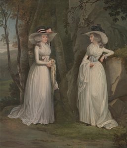 Eleanor et Margaret Ross, entre 1785 et 1790 - Alexander Nasmyth