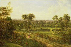 Vue de Londres depuis Denmark Hill
