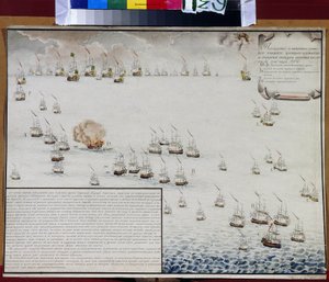 La bataille navale de Tendra (en Mer Noire) les 8 et 9 septembre 1790 - Alexander Nikolaevich Depaldo