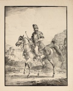 Persan à cheval, 1820 - Alexander Orlowski