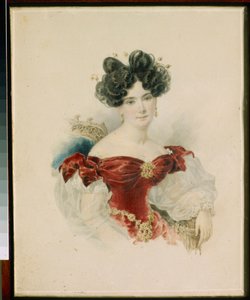 Portrait de la princesse Natalia Viktorovna Kotchoubei (1800-1854) - Alexander Pavlovich Briullov