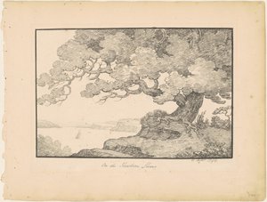 Sur la rivière Hudson - Alexander Robertson