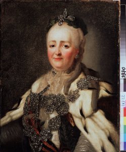 Portrait de Catherine II (1729-1796), impératrice de Russie - Alexander Roslin