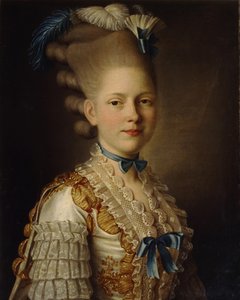 Portrait de la comtesse Kh. Obolenskaya, vers 1776 - Alexander Roslin