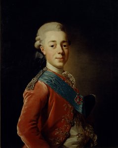 Portrait du Grand-Duc Pavel Petrovich 1754-1801, 1776