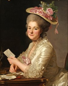 Portrait de Marie Emilie Cuivilliers, née Boucher, 1779 - Alexander Roslin
