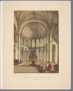 Intérieur de la Basilique Notre-Dame à Maastricht. Anciens Monuments d