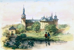 Château de Geulle (Alexander Schaepkens, vers 1840)