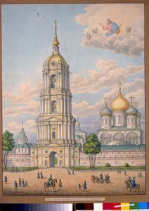 Le nouveau monastère du Sauveur à Moscou - Alexander Sergeyevich Kutepov