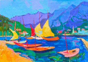 Les voiliers de Vibrant Harbor - Alexander Shandor