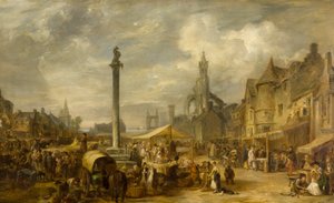 Une foire écossaise, vers 1834 - Alexander Snr Fraser