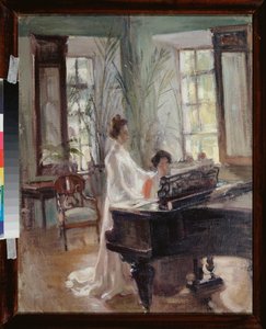 Dans le salon de réception