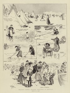 Notes de vacances, croquis de bord de mer à Norfolk