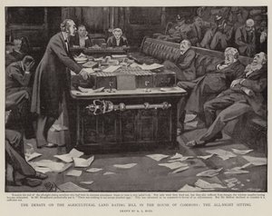 Le débat sur le projet de loi sur la taxation des terres agricoles à la Chambre des communes, la séance de nuit - Alexander Stuart Boyd