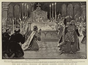 La nouvelle opéra, Harold, à Convent Garden, scène de l