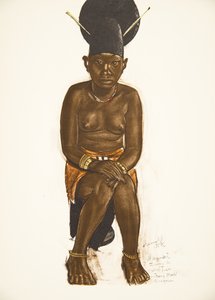 Napudre, femme de Tuba (Niangara) Haut Ouelle, de Dessins et Peintures d