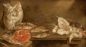 Nature morte avec poisson, 1640
