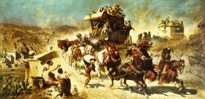 La diligence espagnole à Tolède - Alexander von Wagner
