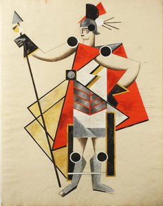 Costume pour la pièce La Dame Invisible, 1924 - Alexandra Alexandrowna Exter