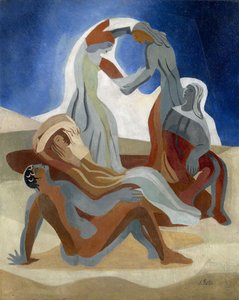 Danseurs sur une plage - Alexandra Alexandrowna Exter