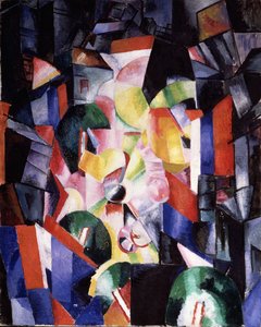 La ville la nuit, 1915 - Alexandra Alexandrowna Exter