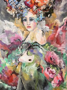 Portrait floral éthéré - Alexandra Higgins