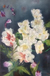 Fleurs blanches délicates