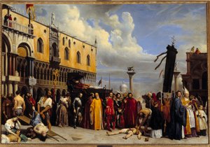 Honneurs funéraires à Titien - Alexandre Jean Baptiste Hesse
