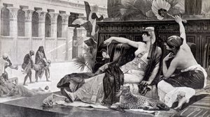 Cléopâtre essayant des poisons sur ses sujets
