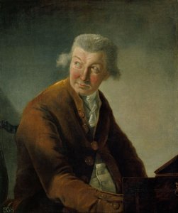 Portrait de Carl Friedrich Abel 1723-1787 - Alexandre Auguste Robineau