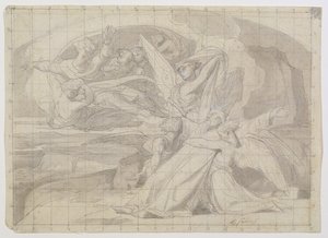 Étude pour La Mort de Moïse, 1851 - Alexandre Cabanel