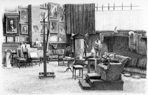 Le Studio, vers 1880-1882 - Alexandre Cabanel