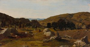 Paysage près de Chiusi, Toscane - Alexandre Desgoffe