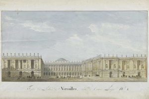 Projet de façade pour le Palais de Versailles côté entrée, 1811-1813