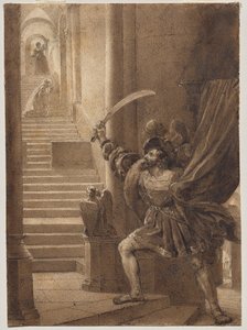 François Ier brandissant une épée - Alexandre Evariste Fragonard