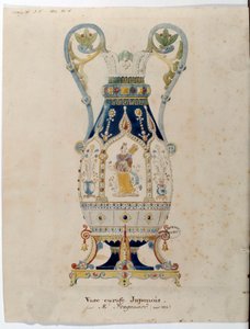 Carafe japonaise - Alexandre Evariste Fragonard