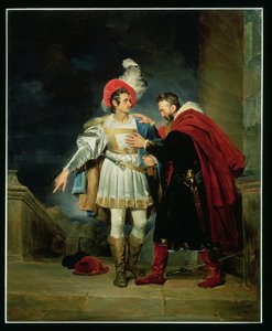 Rodrigo de Vivar, El Cid (c.1043-99) et son père, Don Diego, vers 1827