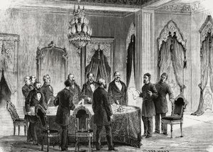 Conférence de Constantinople, décembre 1876, gravure, Turquie - Nicolas Toussaint Charlet