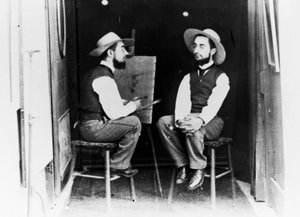 Le peintre français Henri de Toulouse-Lautrec (Albi) - Nicolas Toussaint Charlet