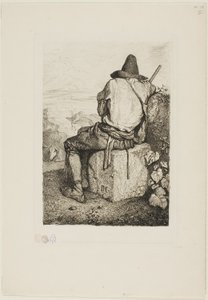 Le porcher - Alexandre Gabriel Decamps